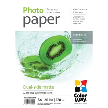 Fotopapier ColorWay PMD220020A4 A4 matt 220 g/m² 20 Blatt