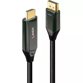 Lindy 3m aktives DisplayPort-1.4-auf-HDMI-8K60-Kabel, 3 m, DisplayPort, HDMI, Stecker, Stecker, gerade