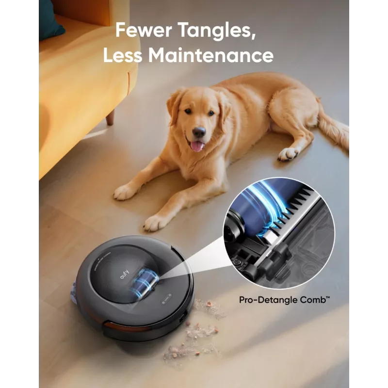 Anker Eufy | Saugroboter mit All-in-One-Station | Omni C20 | Nass&Trocken | 7000 Pa | Grau