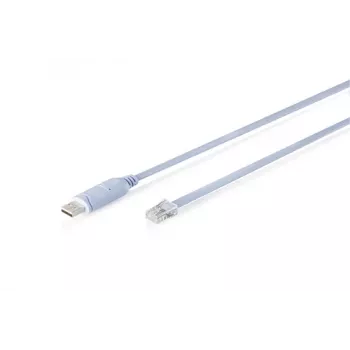 Console adapter Kabel DIGITUS USB 2.0 to RJ45 (FTDI chipset), USB-A male to RJ-48, 180 cm, blue