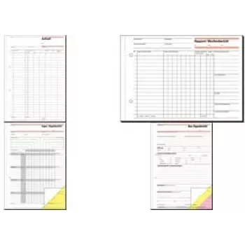 Notizbuch Sigel Messbuch A4 50 Blatt SD069 – Raster- und Messseiten für technische Notizen
