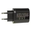 USB-Wandladegerät MACLEAN MCE479B — 3x USB-Anschlüsse, 18W Gesamtleistung, kompakt