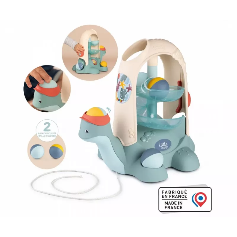 Kugelbahn Smoby Dickie Little Kugelbahn Schildkröte buntes Design für Kleinkinder