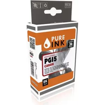 PURE INK CAN5BK PI CANON PGI5BK MP Tinte black rebuilt 505Seiten Chip 26ml - Kompatibel - Schwarz