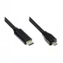 Good Connections USB2.0-Kabel Micro B-C schwarz 2 m