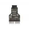 DeLOCK 60045 Kabel-Adapter 9-Pin USB 2.0 2 x 9-Pin-Header Schwarz