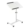 Maclean mobiler Schreibtisch/Laptop-Ständer, weiß, Höhenverstellung 59-89 cm, max. 30 kg, MC-121 W