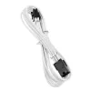 BITFENIX Alchemy PCIe 6-Pin Verlängerungskabel 45 cm gesleevt weiß