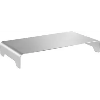 SpeaKa Professional SP-MR-300 Monitorerhöhung Aluminium Höhenbereich: 63 bis 63 mm Silber (SP-9007472)