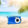 Kompaktkamera Easypix W3027 Wave 5 MP 1280 x 720 Pixel Blau