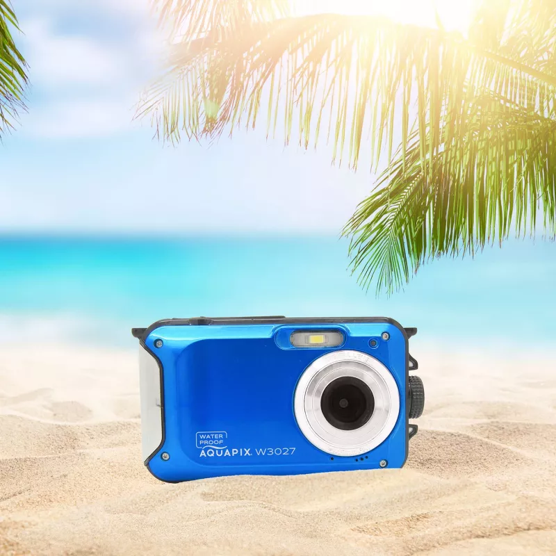 Kompaktkamera Easypix W3027 Wave 5 MP 1280 x 720 Pixel Blau