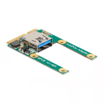 DeLOCK Mini PCIe I/O 1 x USB 2.0 Typ-A Buchse Full-Size Half-Size