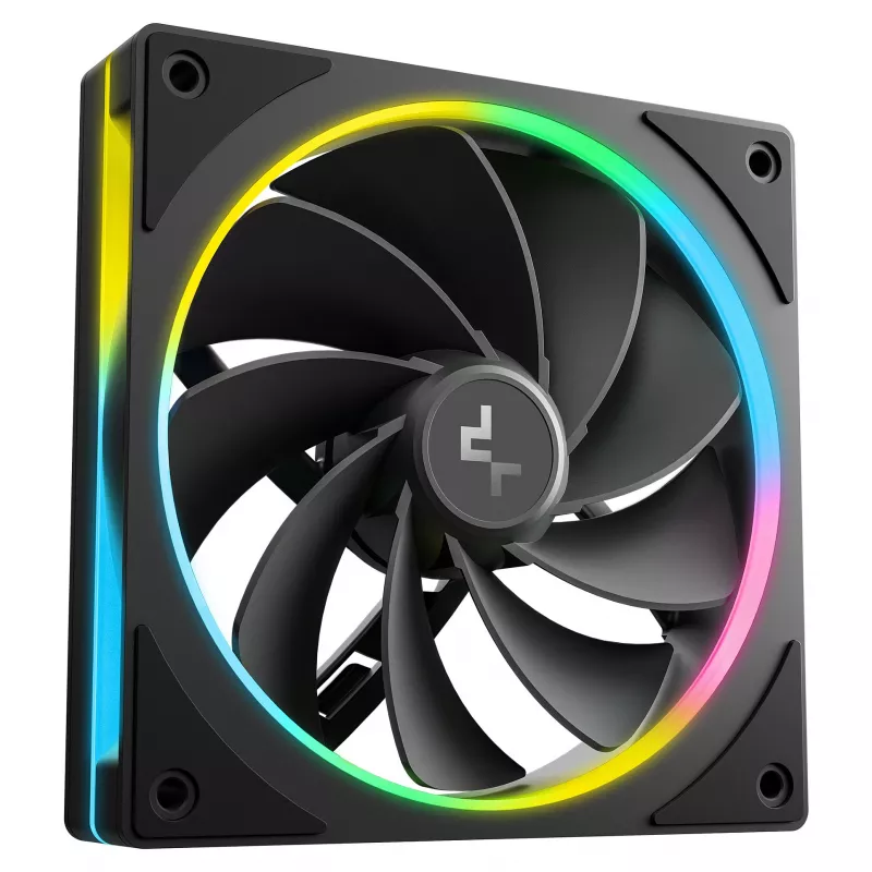 Desktop-PC-Gehäuse DeepCool CL6600 Schwarz — unterstützt ATX/PS2/SFX/SFX-L-Netzteile, 140-mm-Frontlüfter, 120/140-mm-Deckel/Rückseite, 2,5/3,5-Zoll-Laufwerke