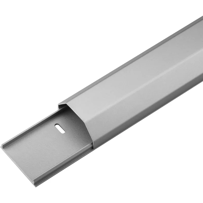 Alu Kabelkanal WireDuct 50, Kabelmanagement Silber, 1,1 Meter