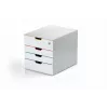 Durable VARICOLOR MIX 4 SAFE Grau Kunststoff 4 Schubladen