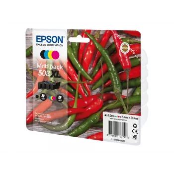 Epson 503XL Tintenpatrone 4 Stk. Original High (XL) Yield Schwarz, Cyan, Magenta, Gelb