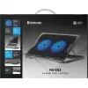 Notebook-Kühlpad DEFENDER NS-503 für Laptops bis 43,2 cm (17 Zoll), 2 Lüfter, USB-betrieben, schwarz