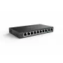Netzwerk-PoE-Switch Reolink RLA-PS1 — 8-Port-PoE, 150W Gesamtbudget, IEEE 802.3af/at, 2x Gigabit-Uplink