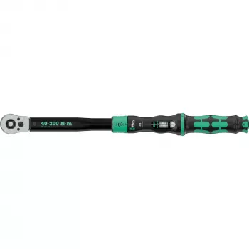 Drehmomentschlüssel mit Durchsteckvierkant Click-Torque Lock C 3 R/L schwarz/grün, Abtrieb 1/2, 40 bis 200 Nm