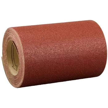 Makita - Schleifwalze - für Holz, Metall, Kunststoff - Körnung: 80, mittelgrob - 120 mm x 5 m - für Makita 9046, 9046J, BO4900V, BO4900VJ, BO4901J (P-38124)