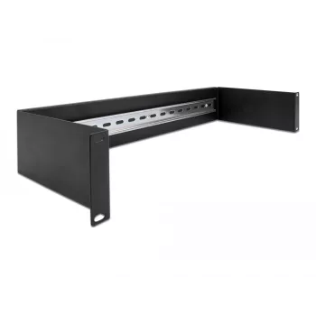 Kabelträger DeLOCK 66884 Schwarz 180 mm Breite 482 mm Tiefe 90 mm Höhe