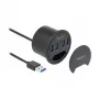 USB Hub DeLOCK 64153 Type-A 5000 Mbit/s Schwarz