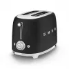 Toaster Smeg 50's Style TSF01BLMEU 2 Scheiben Schwarz Edelstahl