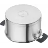 ZWILLING Edelstahl-Topfset SIMPLIFY 5-tlg. – spülmaschinen- & ofenfest, Glasdeckel, geeignet für Keramikkochfelder