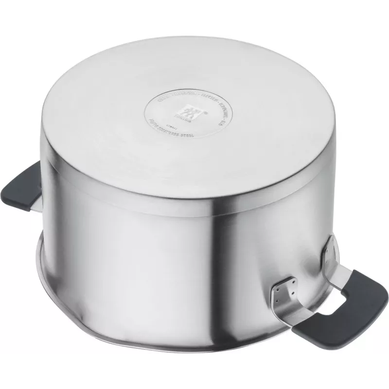 ZWILLING Edelstahl-Topfset SIMPLIFY 5-tlg. – spülmaschinen- & ofenfest, Glasdeckel, geeignet für Keramikkochfelder