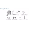 DECT-Telefon Grandstream GXP1628 — DECT-Tisch-/Wandtelefon, LCD 132x48 px, Freisprecheinrichtung, 500 Kontakte, RJ‑9-Headset