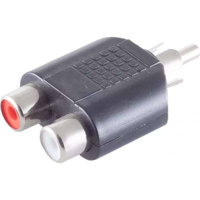 Audioadapter ShiverPeaks 22220058 — 2 x RCA Mono-Stecker