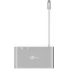 Goobay USB-C™ Multiport-Adapter - All in 1 - Aluminium - Silber (62113)