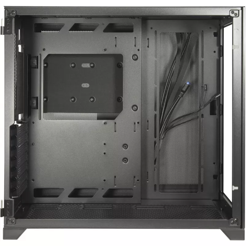 C-703 Vision ATX Gaming-Gehäuse, Temperglas, Schwarz