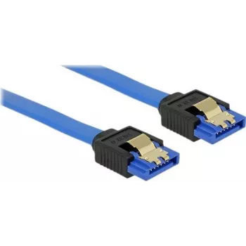 SATA-Kabel DeLOCK 84979 0,5 m SATA 7-pol. Schwarz Blau