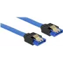 SATA-Kabel DeLOCK 84979 0,5 m SATA 7-pol. Schwarz Blau