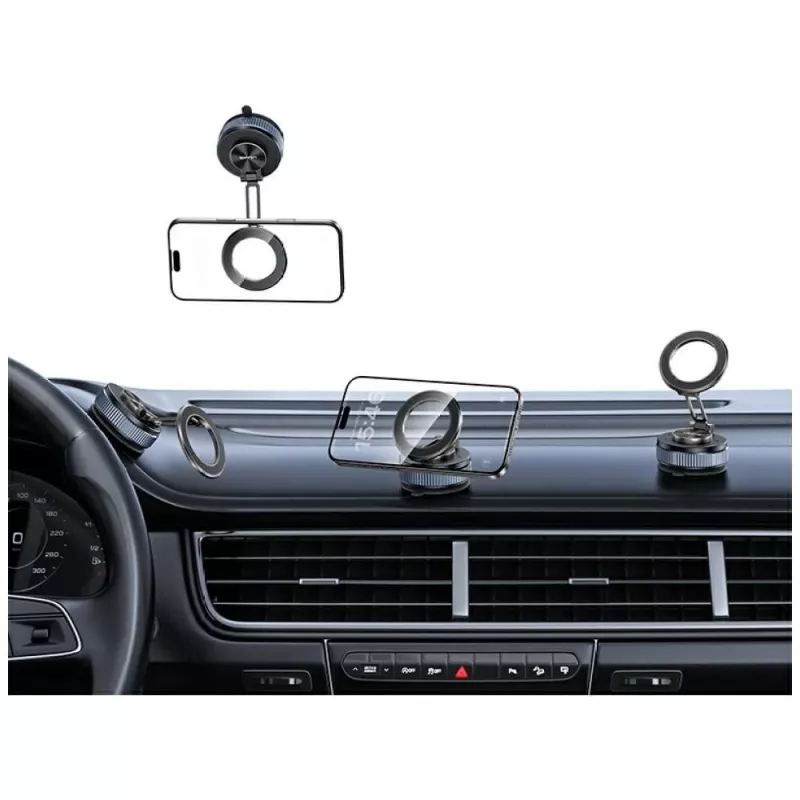 Handyhalterung USAMS ZJ084 magnetic tarnish — magnetische Auto-/Tischhalterung für Smartphones