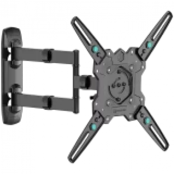 ONKRON Schwenk- und Neigewandhalterung für 32-65 Zoll Fernseher, max. 41 kg, mit Drehung, schwarz M4R