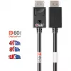 CLUB3D DisplayPort 2.1 Bi-Direktionales VESA DP80 Zertifiziertes Kabel 4K240Hz, 8K60Hz oder 10K30Hz M/M 1,2 m