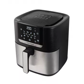 Heißluftfritteuse ESPERANZA EKA004 — 8 L, 1700 W, 8 Programme, Touch-Bedienung, Edelstahl