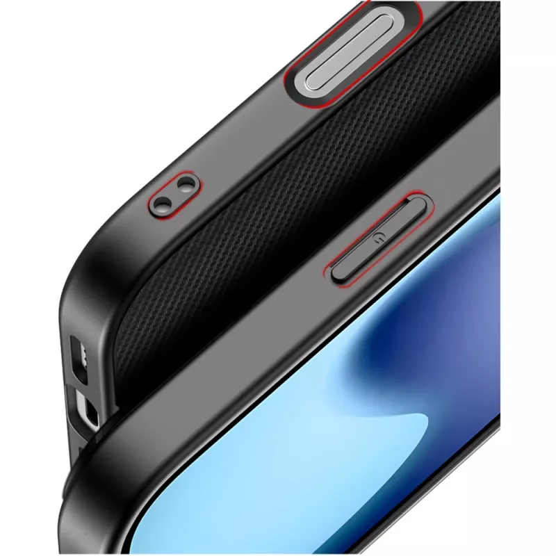 Schutzhülle Nevox StyleShell NYLO für iPhone 17, 6,3 Zoll, schwarz