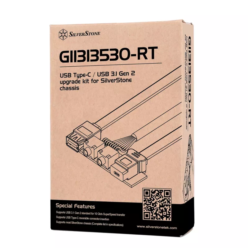 Upgrade-Kit SILVERSTONE SST-G11313530-RT — Frontpanel USB Type-C (USB 3.1 Gen 2)