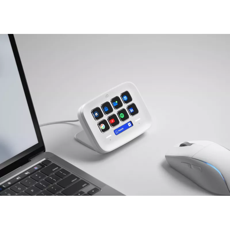 Stream Deck Neo Elgato 10-Tasten programmierbarer Controller Weiß