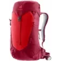 Daypack DEUTER AC Lite 16 cherry-masala — 16 L leichter, belüfteter Rucksack