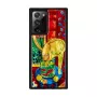 Handyhülle iKins für Samsung Galaxy Note 20 Ultra — Katzendesign roter Fisch
