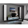 TV-Ständer cama meble VIGO NEW 30/180/40, 1800×400×300 mm, schwarze Oberplatte, Spanplattenrahmen