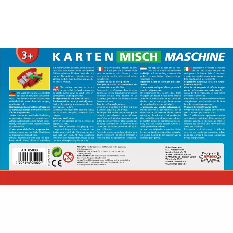Kartenmischmaschine (Rot)