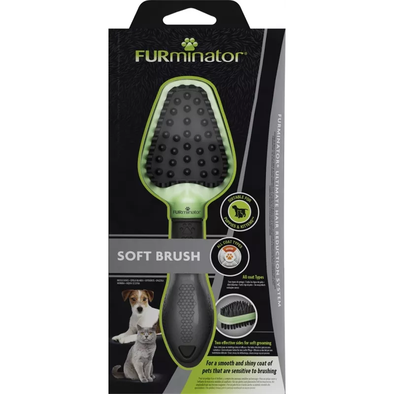 FURminator - doppelseitige Bürste für Welpen und Kätzchen