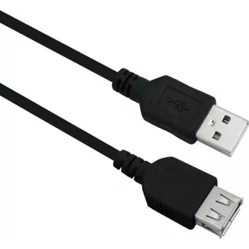 USB-Verlängerungskabel helos 288312 3 m USB 2.0, Stecker-auf-Buchse-Verlängerung
