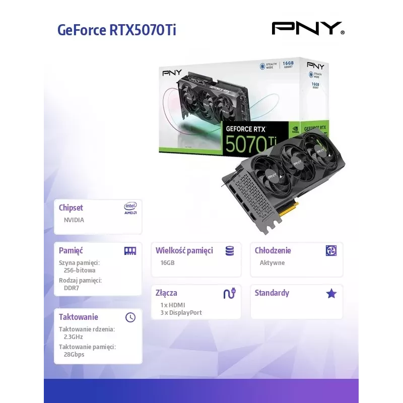 Grafikkarte GeForce RTX5070Ti 16GB GDDR6