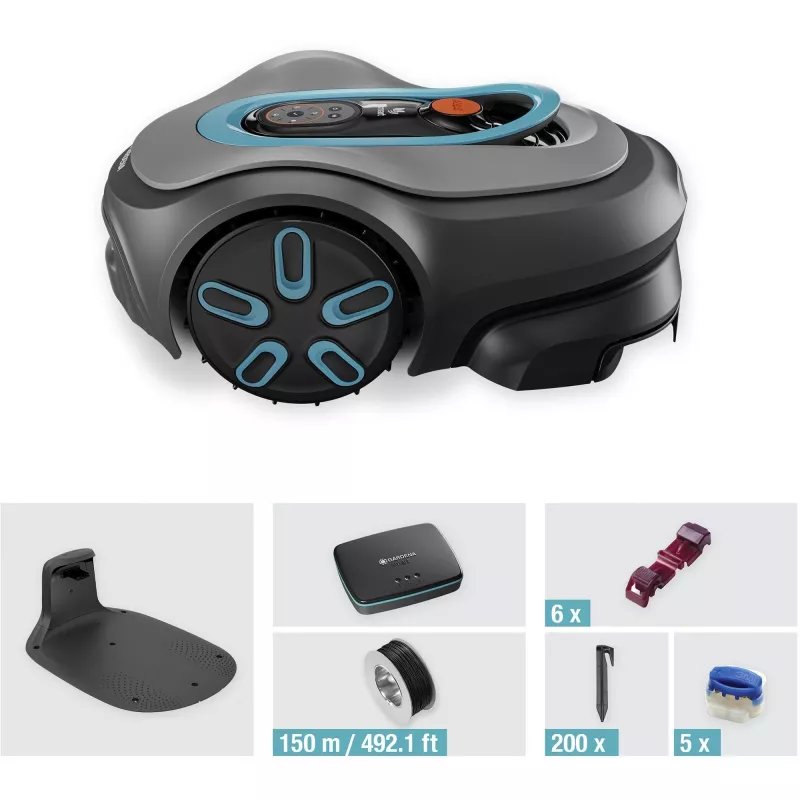 Mähroboter Gardena smart SILENO pro Batterie 600 m² 16 cm